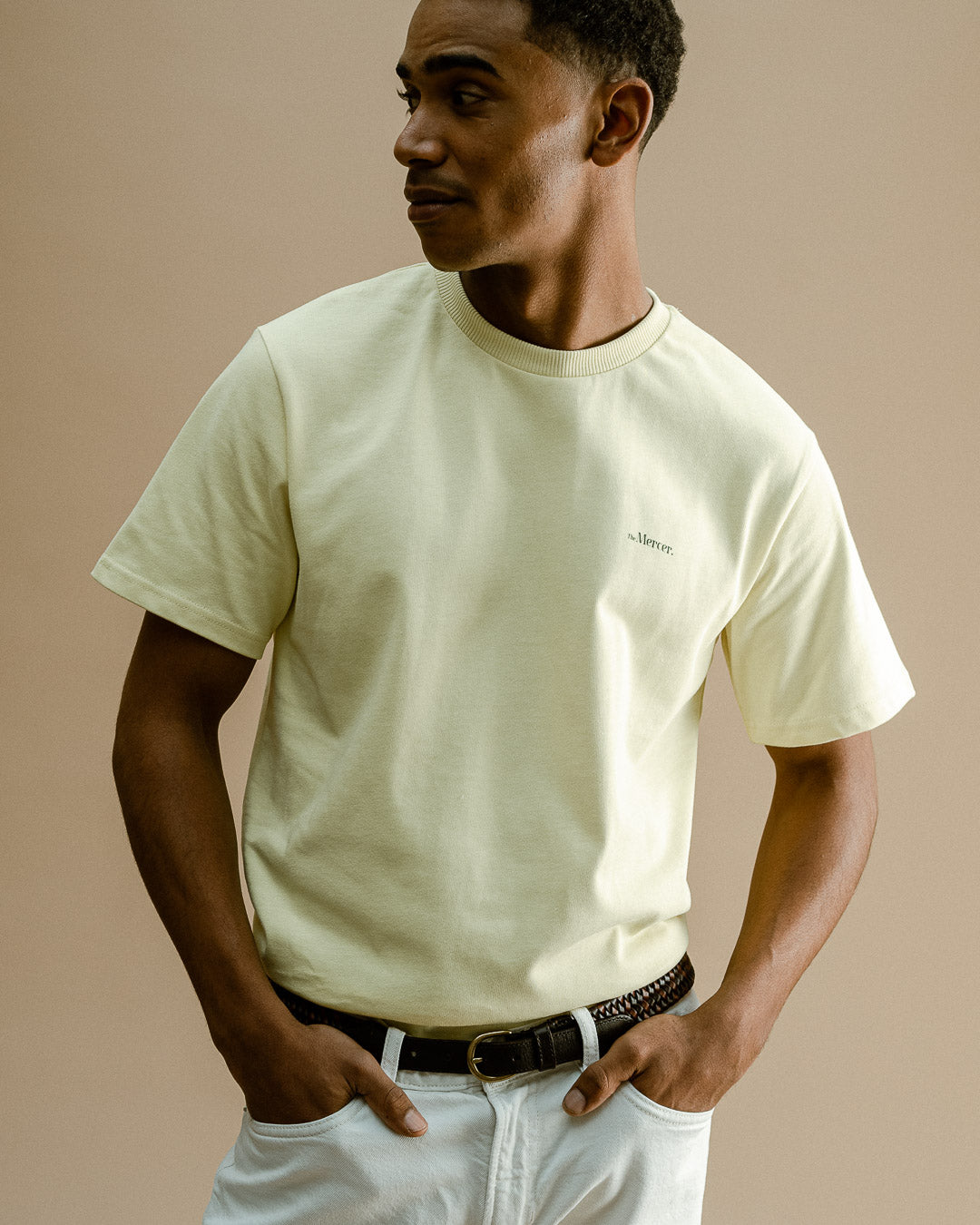 The Mercer Life Heavy Tee Yellow