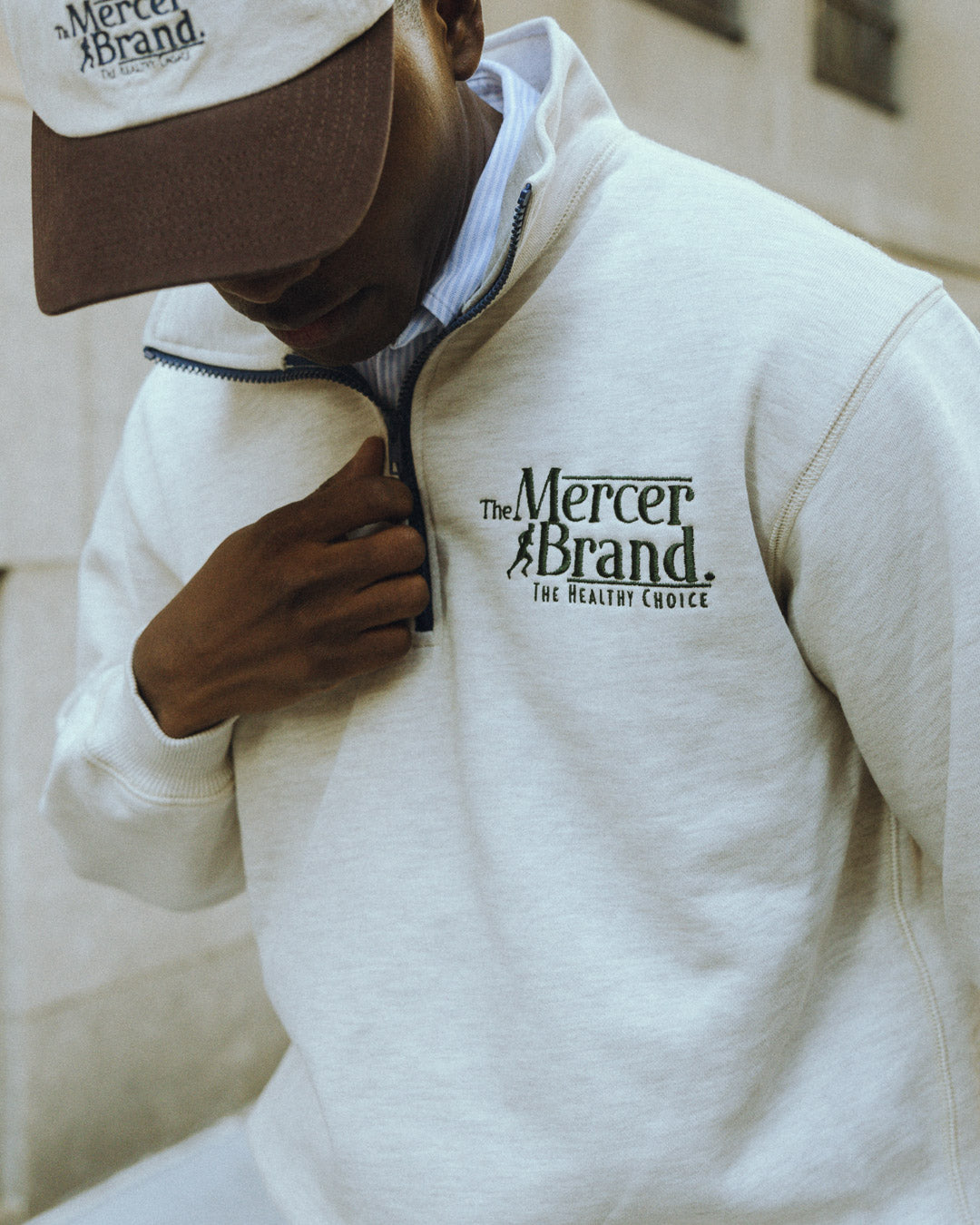 The Mercer Brand Quarter Zip