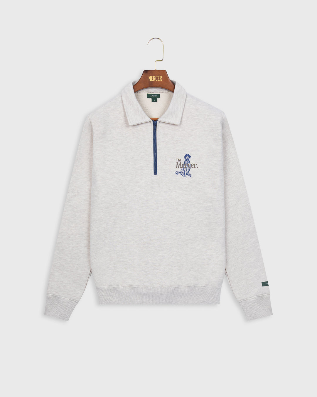 The Mercer Dog Quarter Zip | Off White