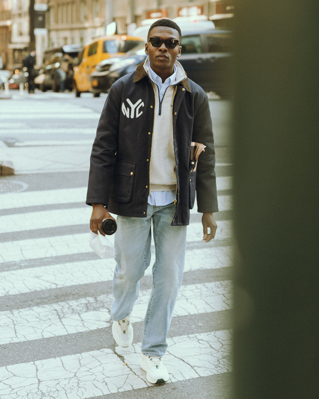 The Re-Run Max Suede | White/Green