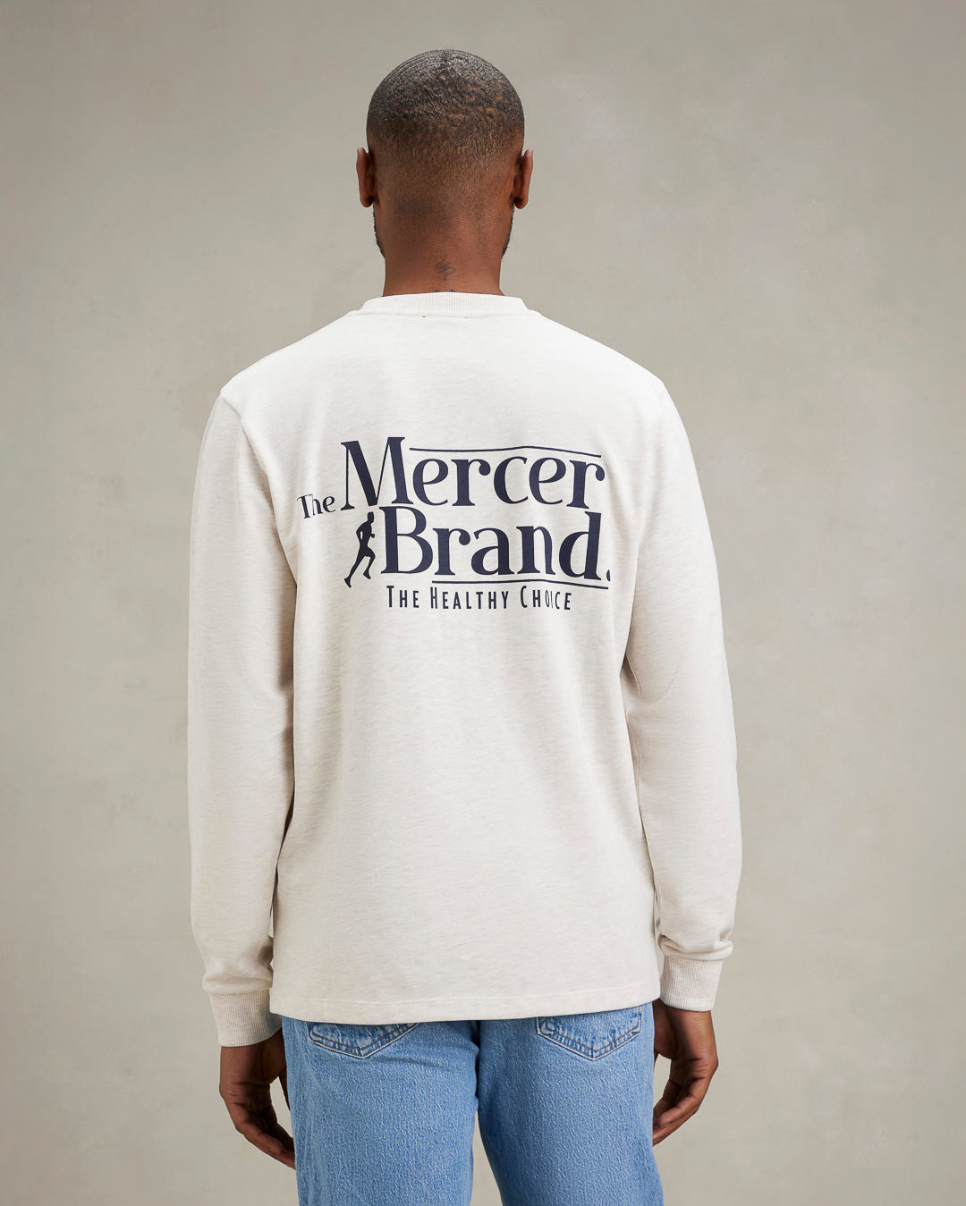 the mercer brand grey long sleeve 