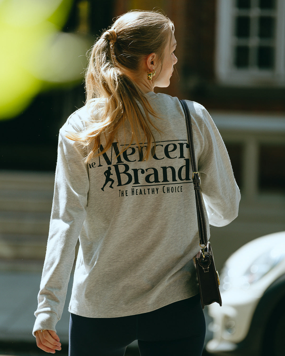 the mercer brand grey long sleeve 