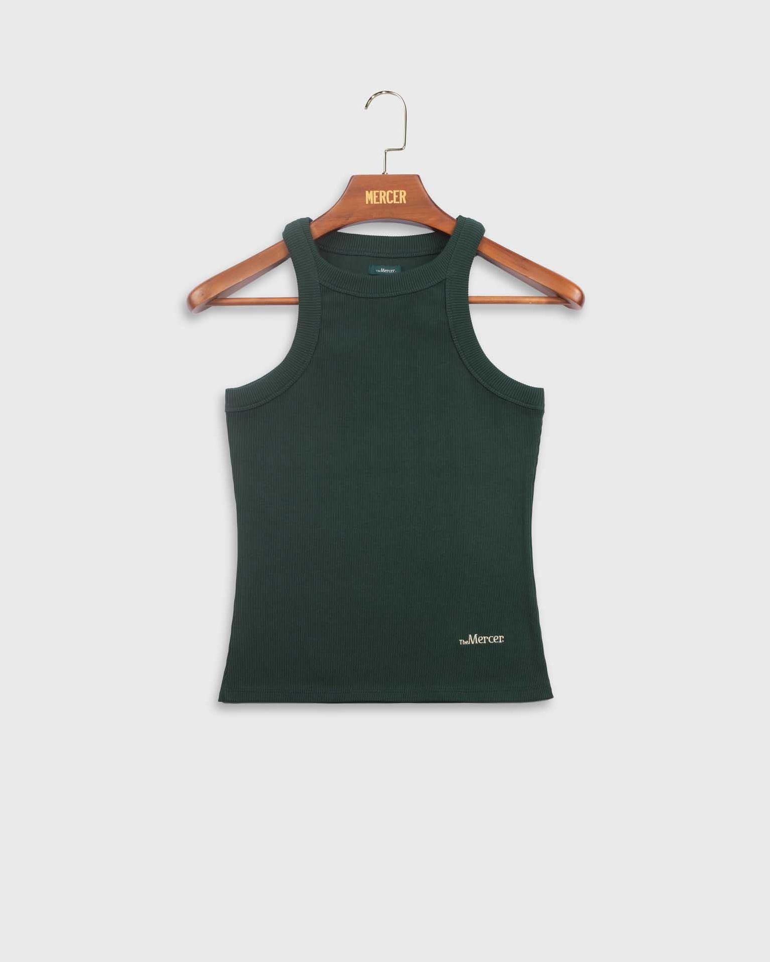 the mercer brand tank top green made for women