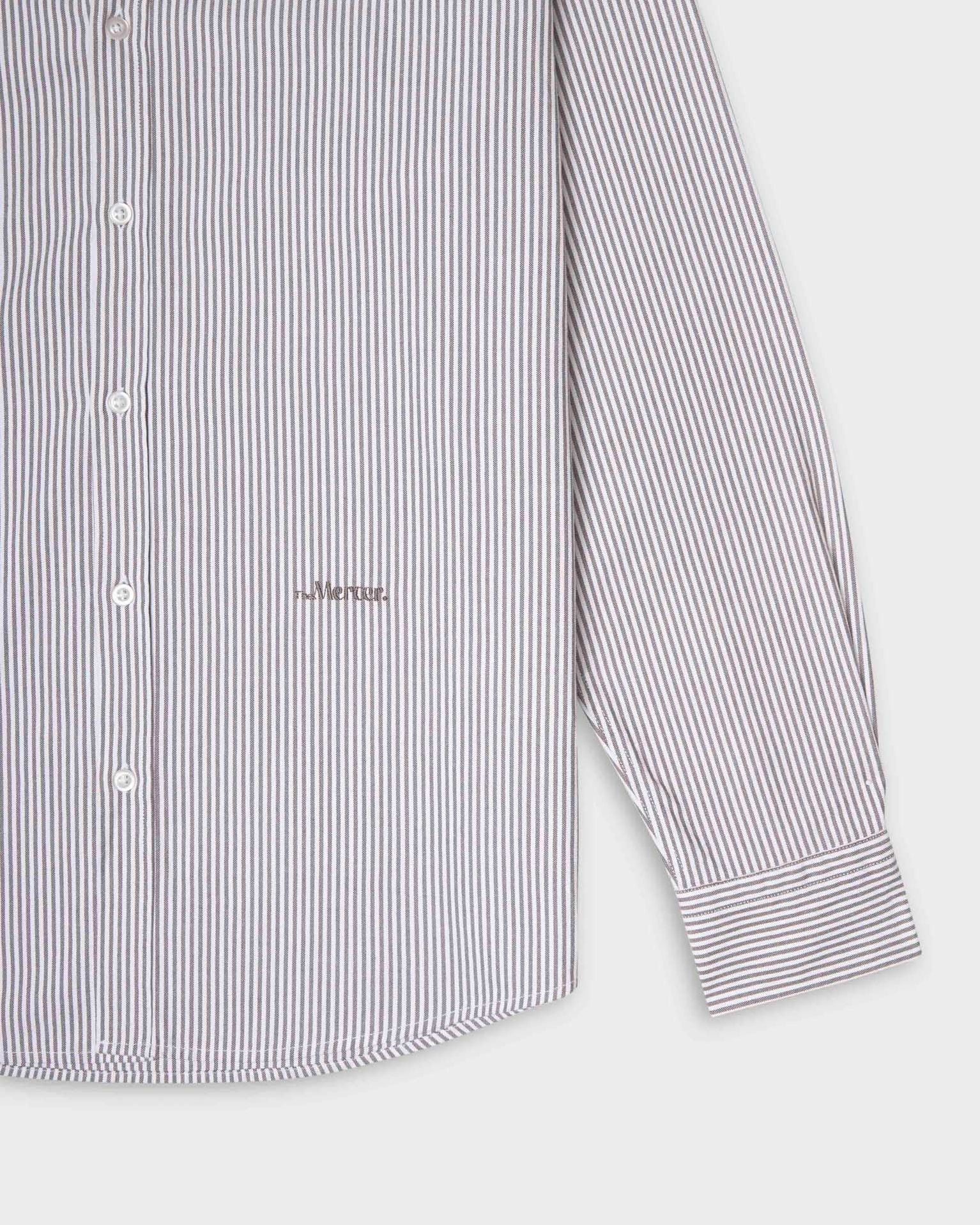 the mercer brand Oxford white brown product photo front