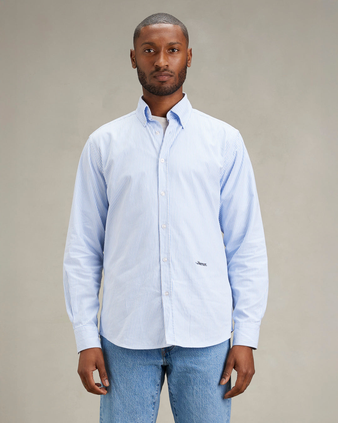 The Oxford | White/Blue