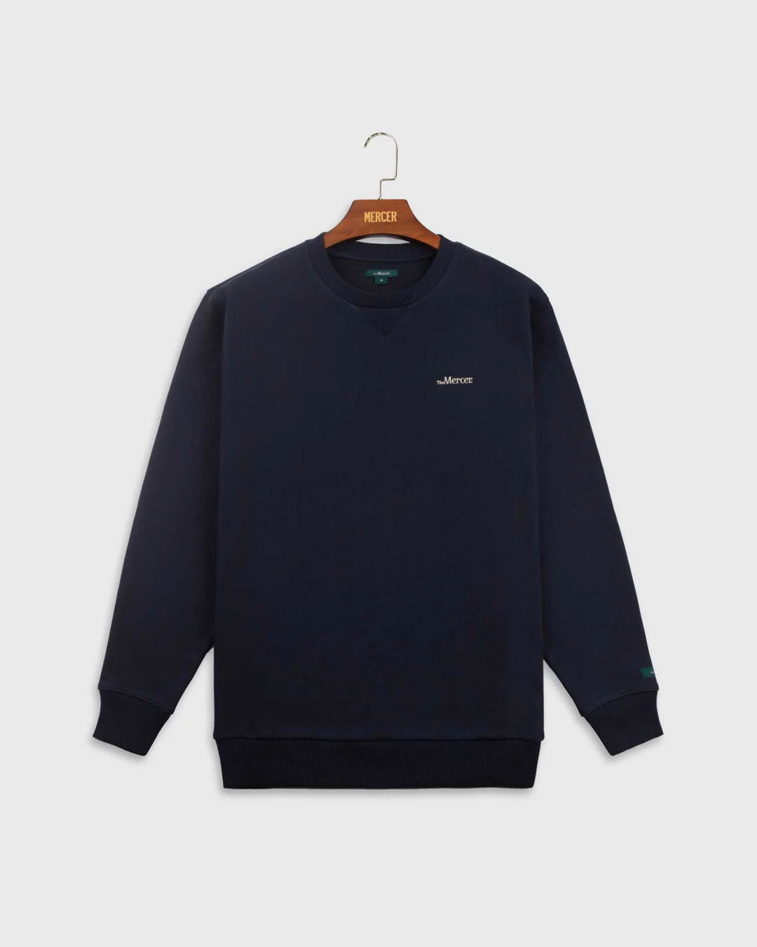 the mercer brand crewneck sweater navy 