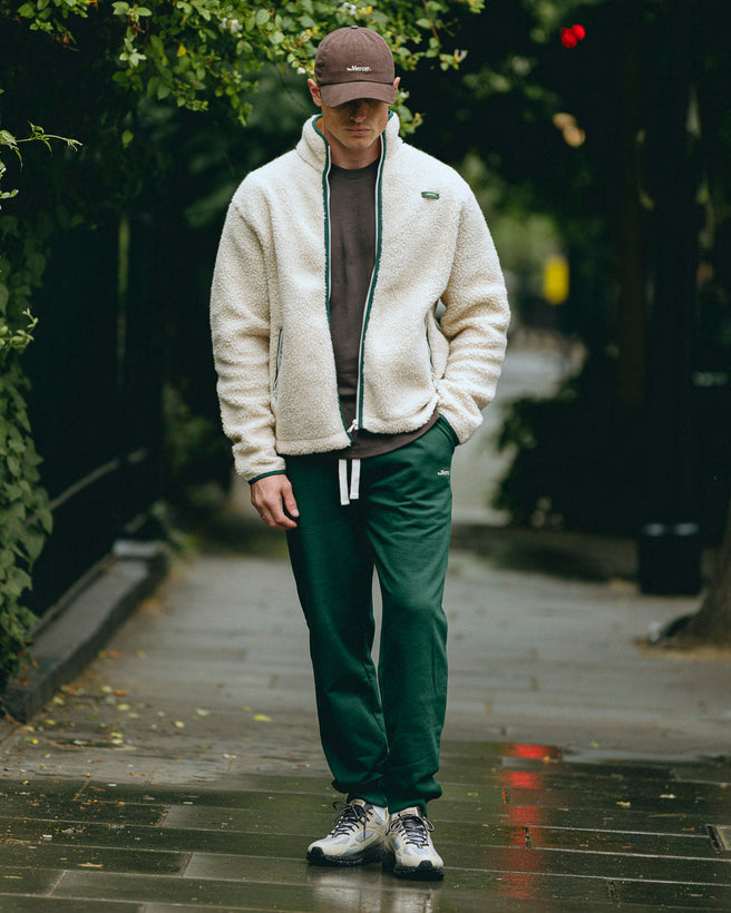 the mercer brand sweatpants green for men