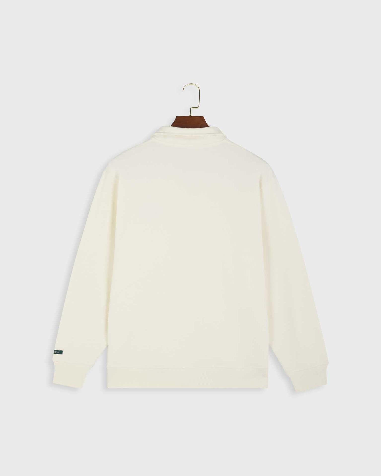 The Mercer Quarter Zip | Off White