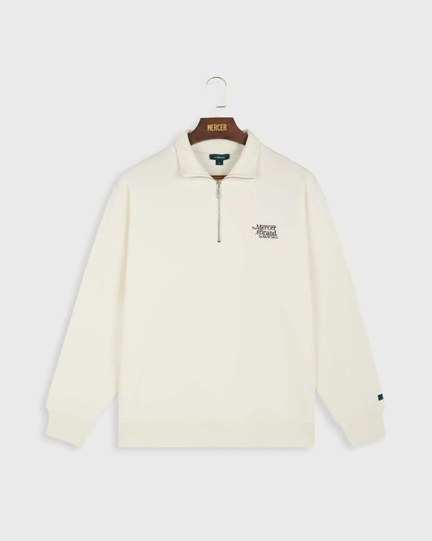 The Mercer Quarter Zip | Off White
