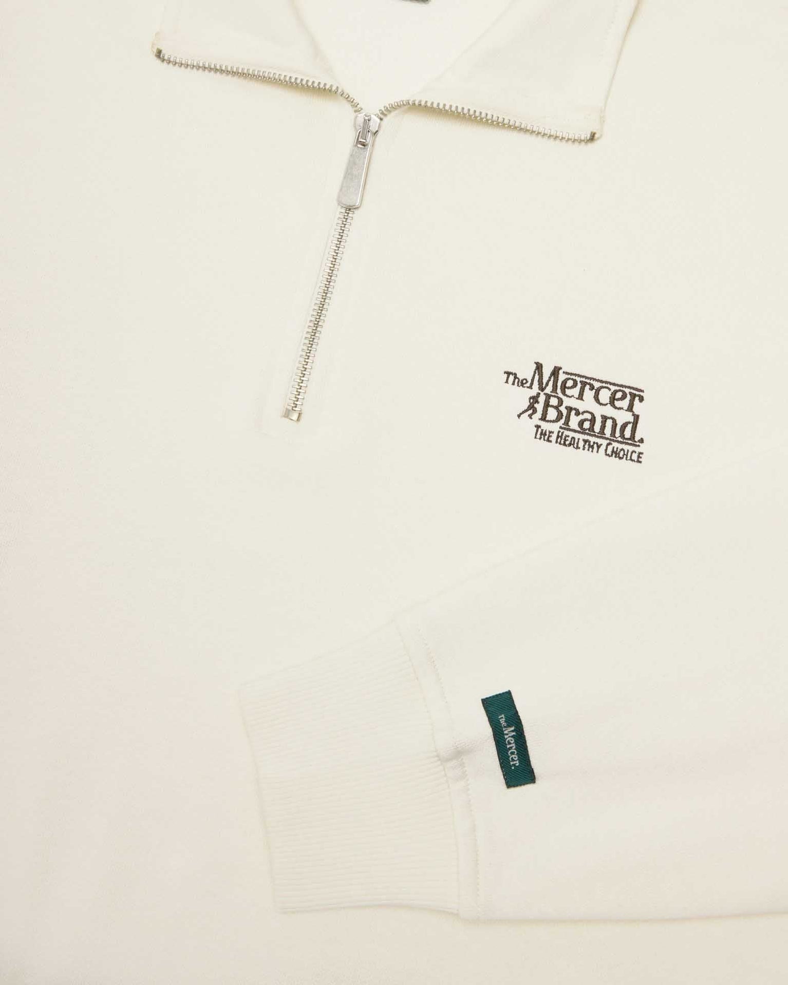 The Mercer Quarter Zip | Off White
