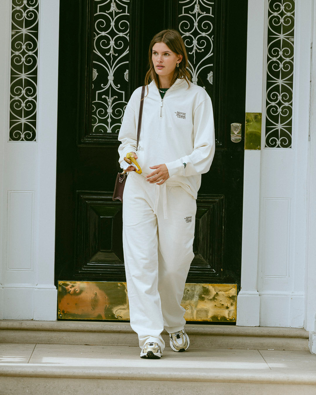 The Mercer Quarter Zip | Off White - The Mercer Brand