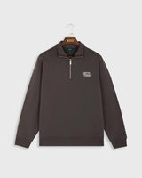 The Mercer Quarter Zip | Brown