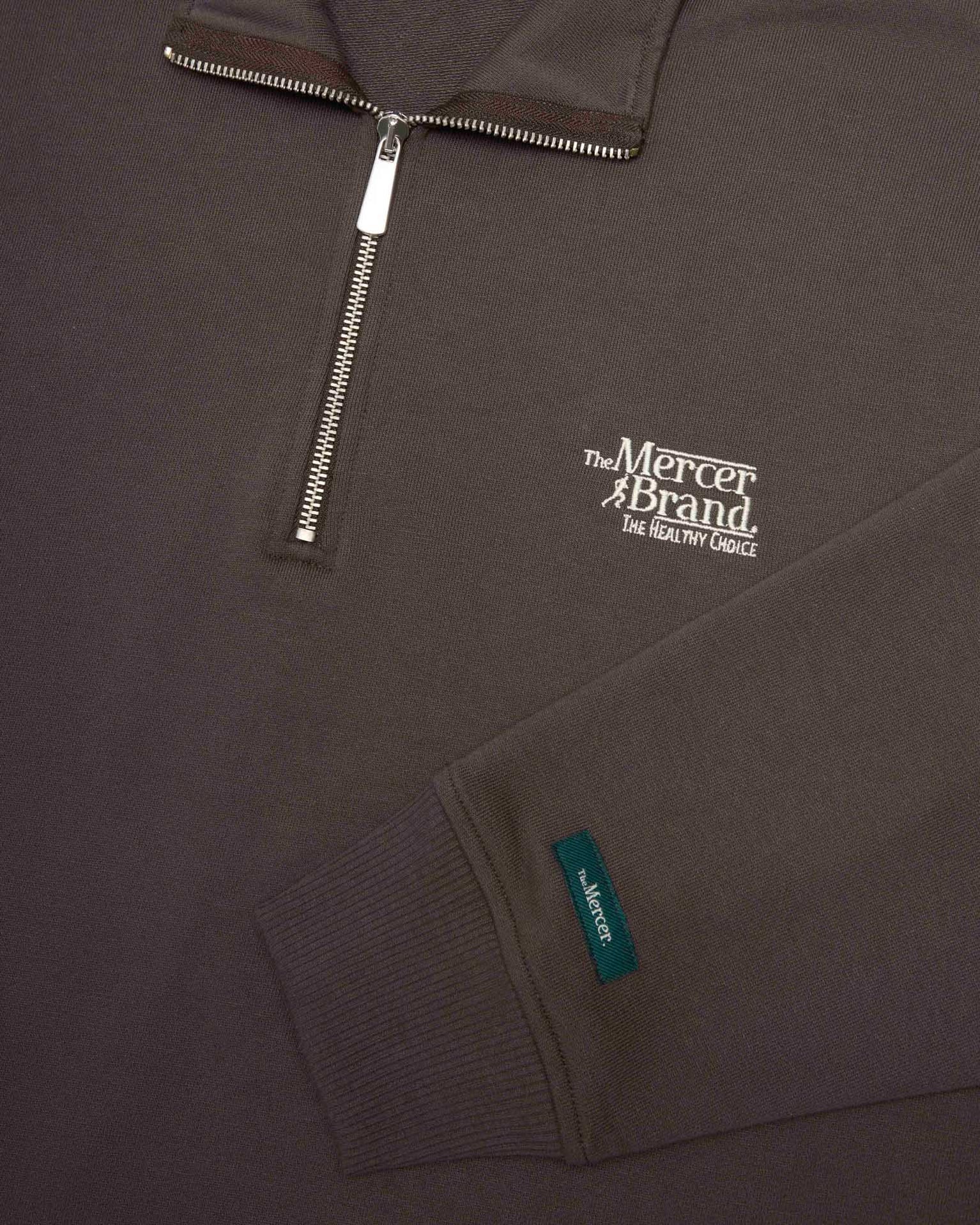 The Mercer Quarter Zip | Brown