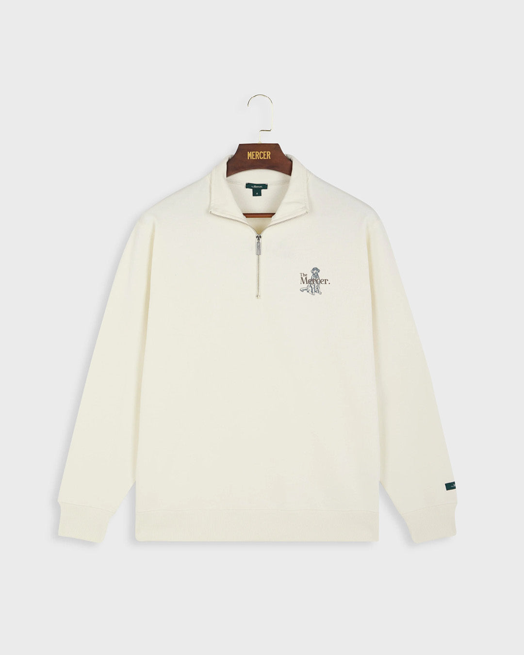 The Mercer Dog Quarter Zip | Off White