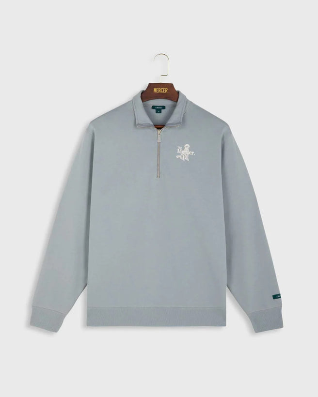 The Mercer Dog Quarter Zip | Blue