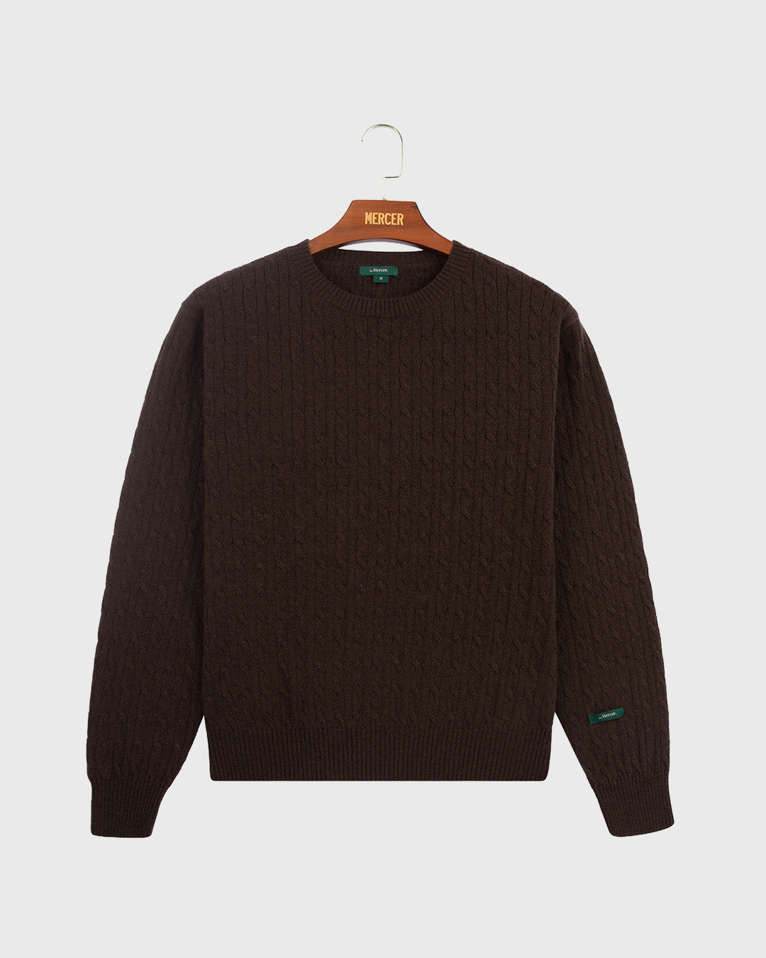 The Mercer Cable Knit | Brown