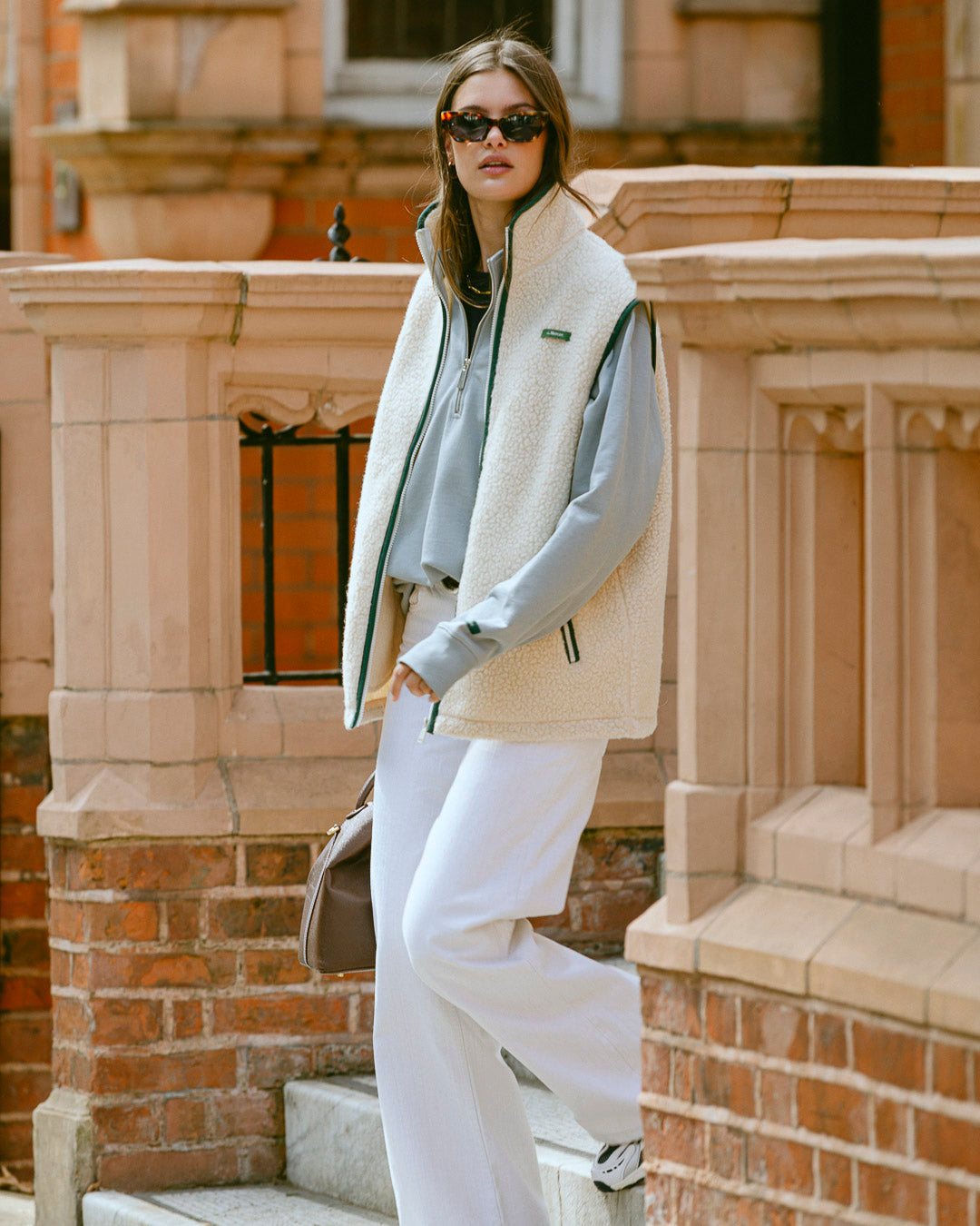 The Mercer Wool Bodywarmer | Off White - The Mercer Brand