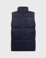 the mercer brand puffer bodywarmer navy 