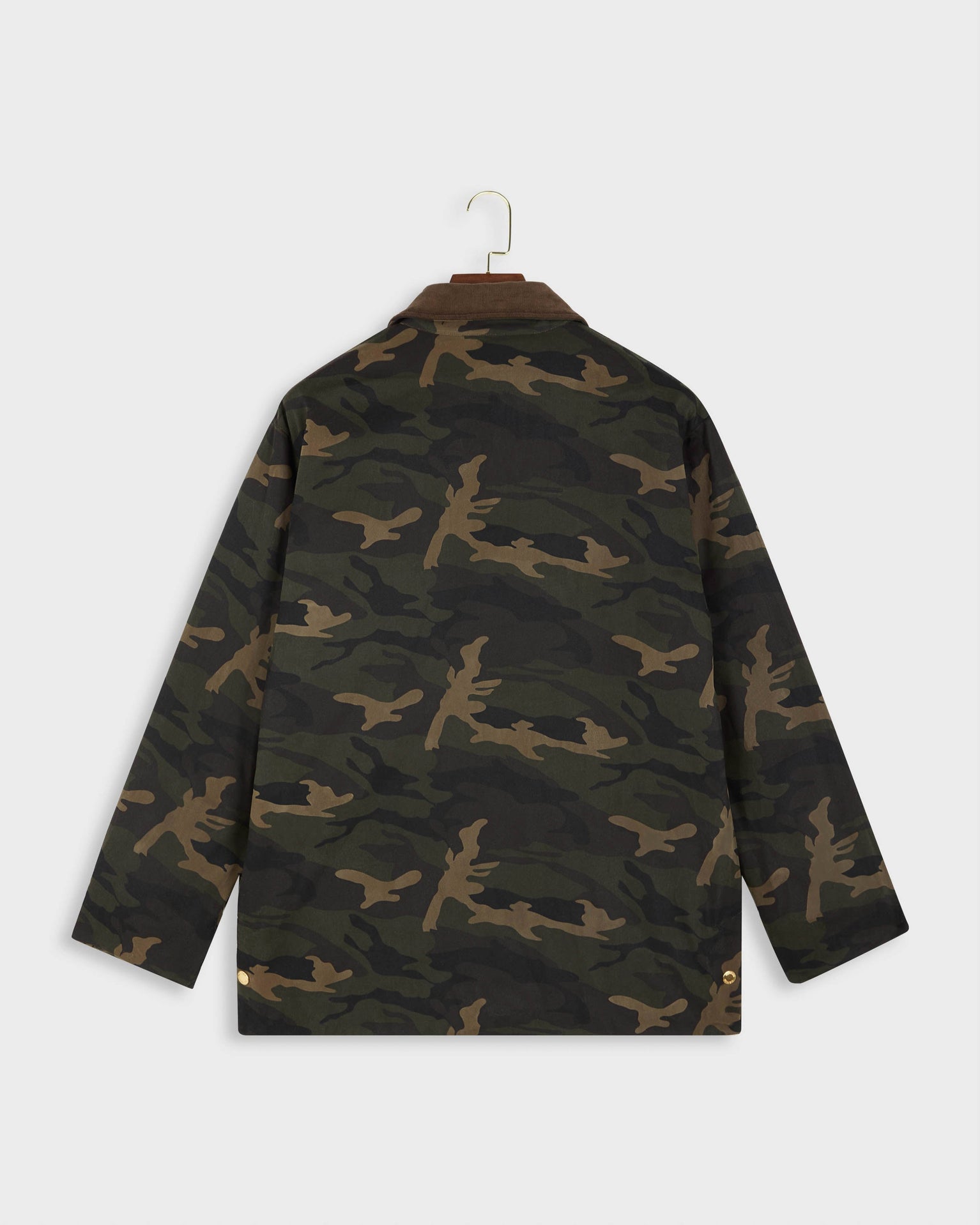 The mercer brand subway jacket camouflage color product photo front