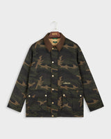 The mercer brand subway jacket camouflage color product photo front