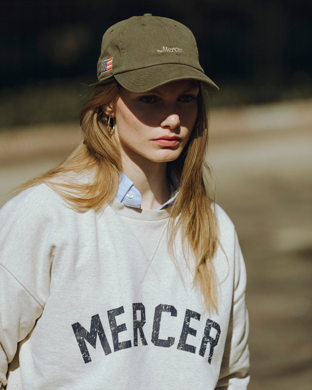 The Mercer College Crewneck | Off White