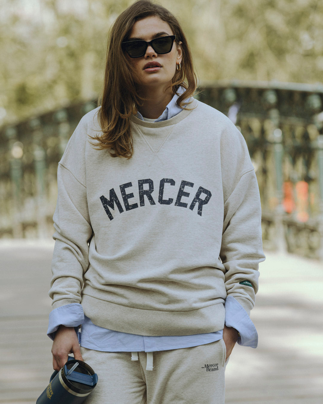The Mercer College Crewneck | Off White