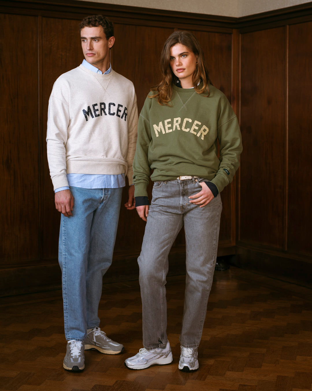 The Mercer College Crewneck | Green