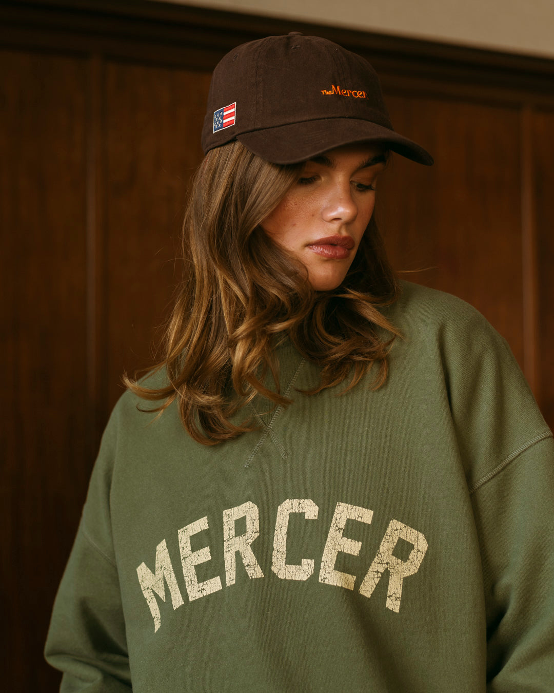 The Mercer College Crewneck | Green