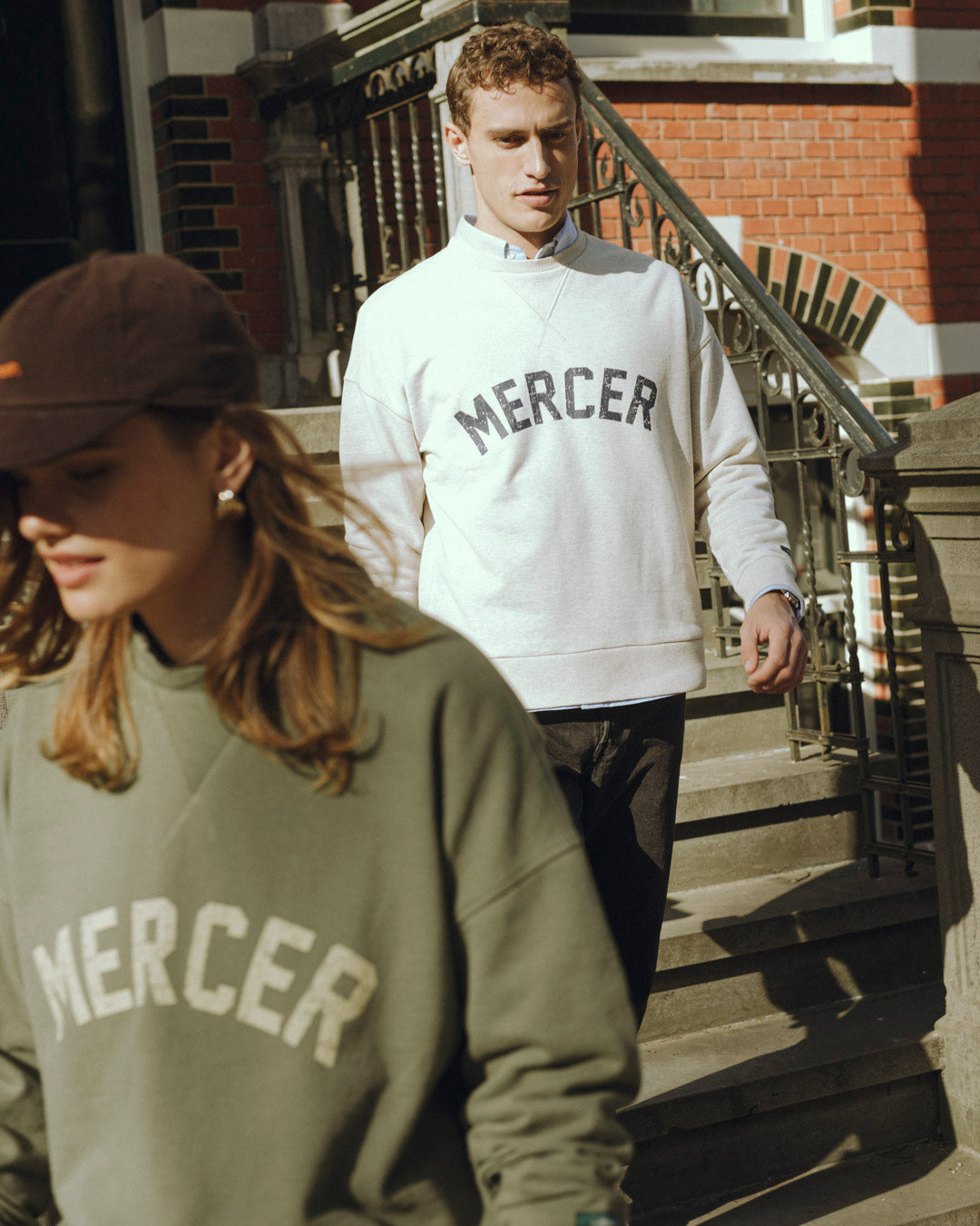 The Mercer College Crewneck | Off White