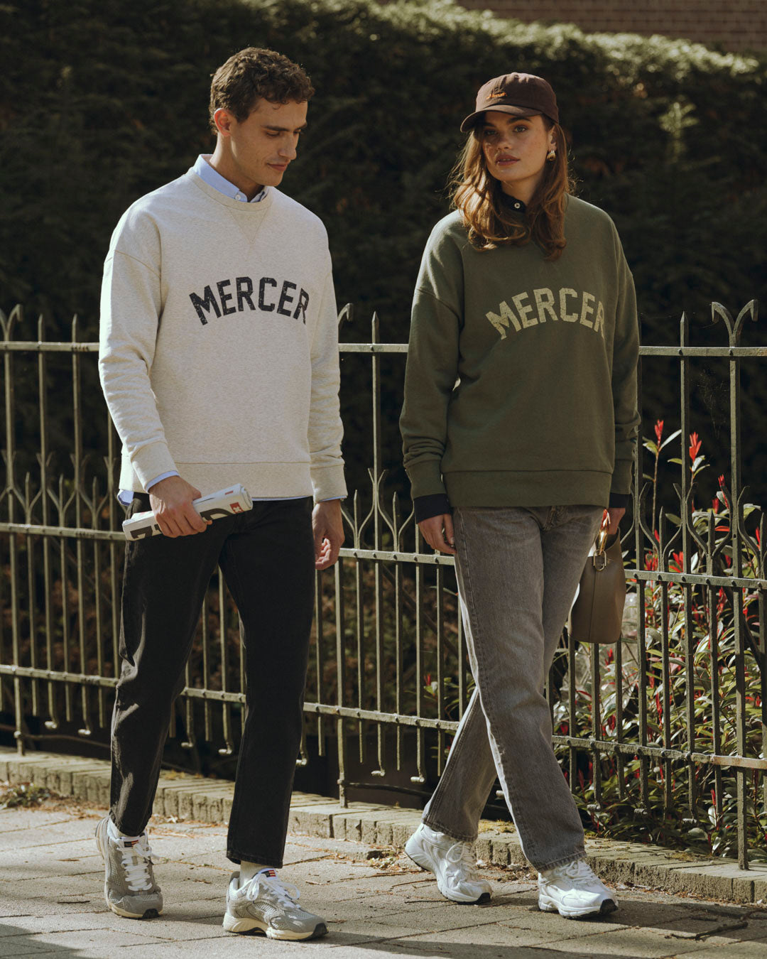 The Mercer College Crewneck | Off White