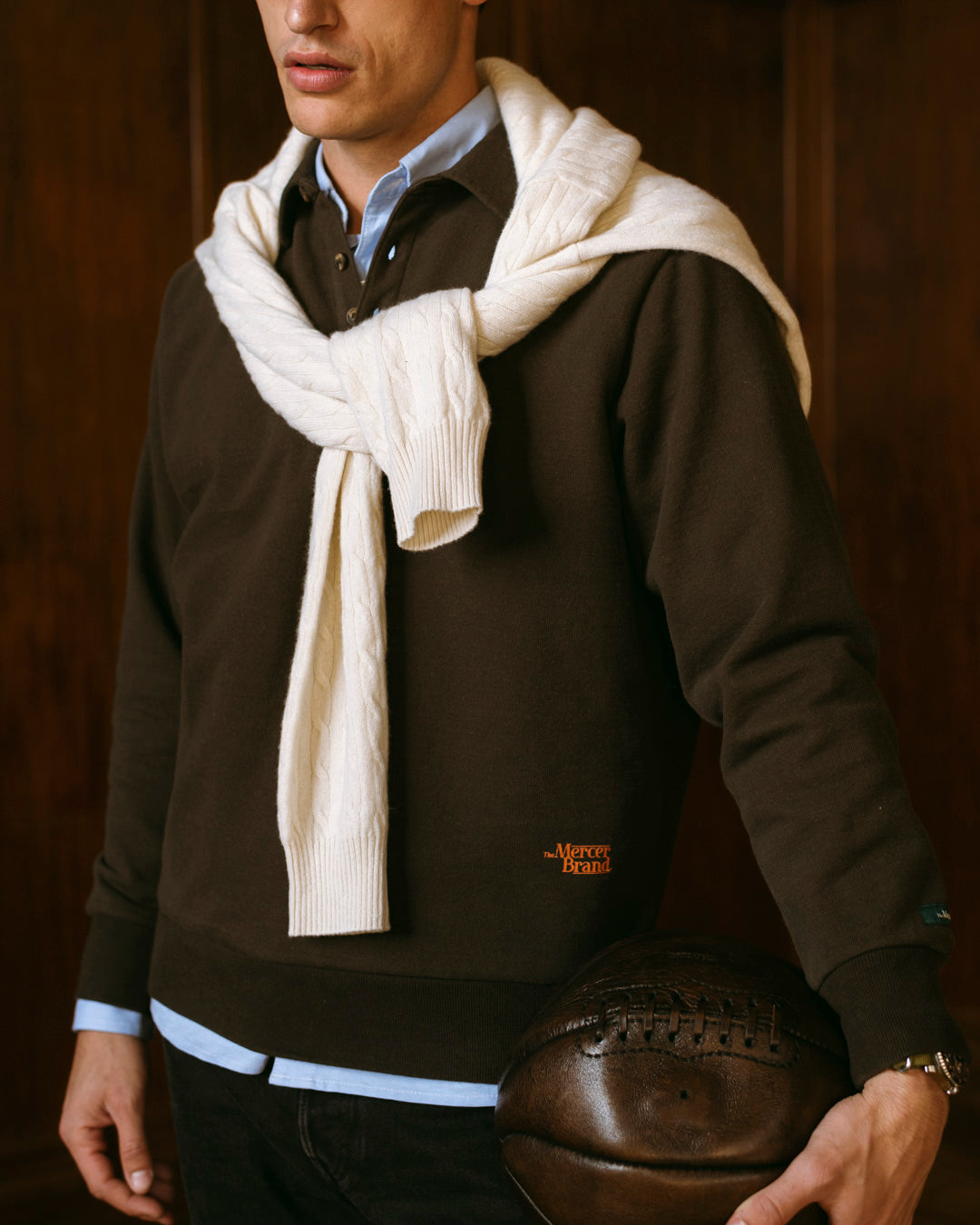 The Mercer Polo | Brown