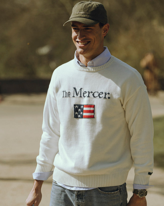 The Mercer Knit Sweater | Off White