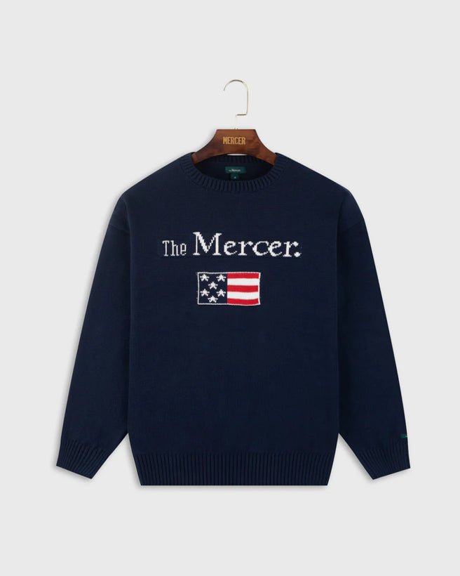 The Mercer Knit Sweater | Navy