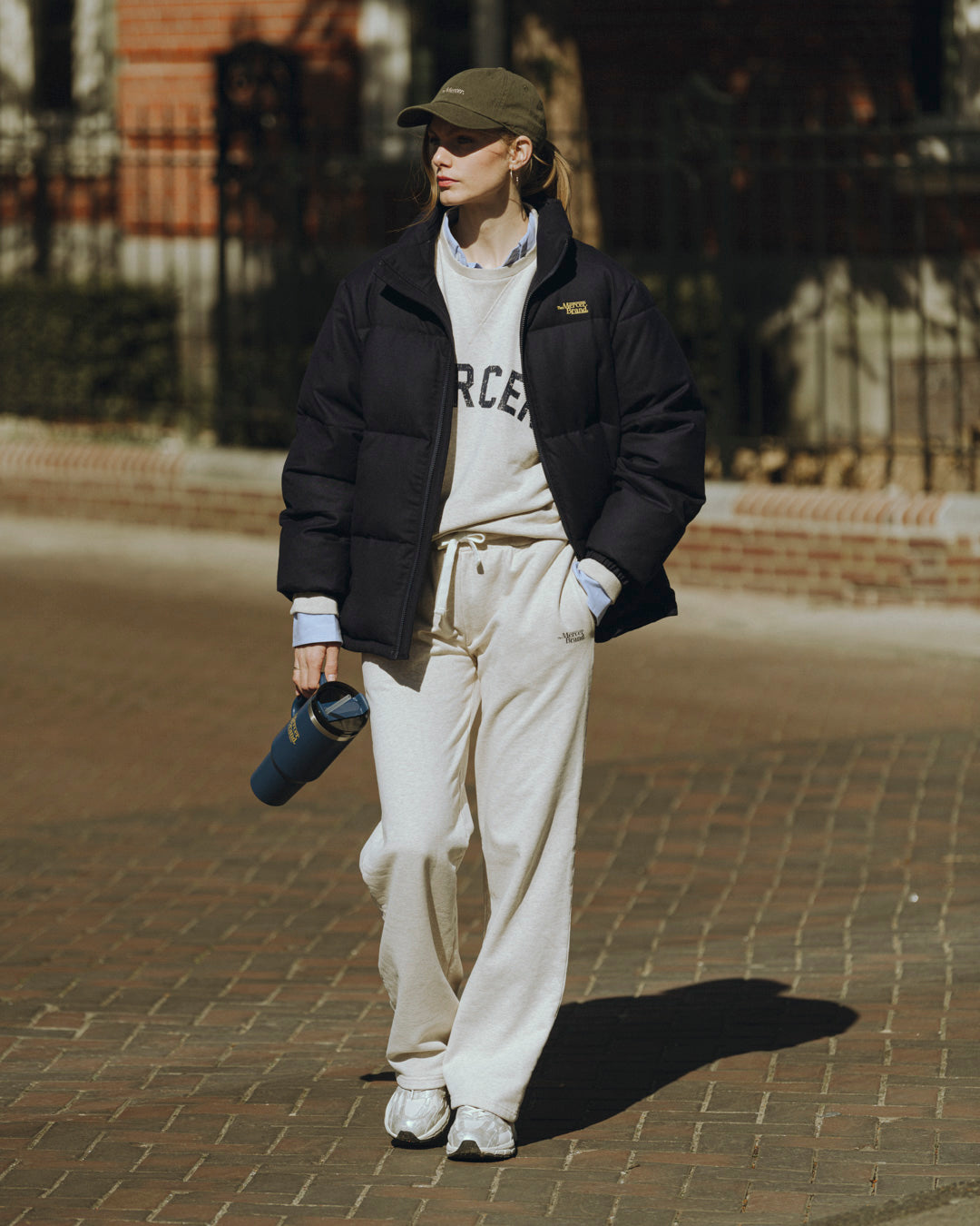 The Mercer Wool Puffer Jacket | Navy