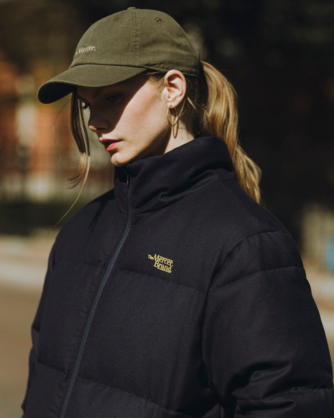 The Mercer Wool Puffer Jacket | Navy