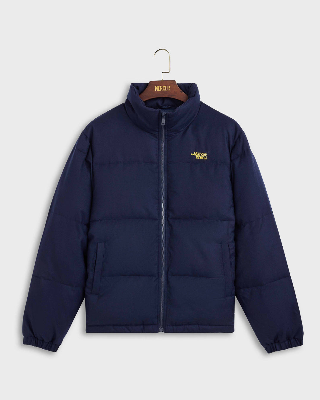 The Mercer Wool Puffer Jacket | Navy