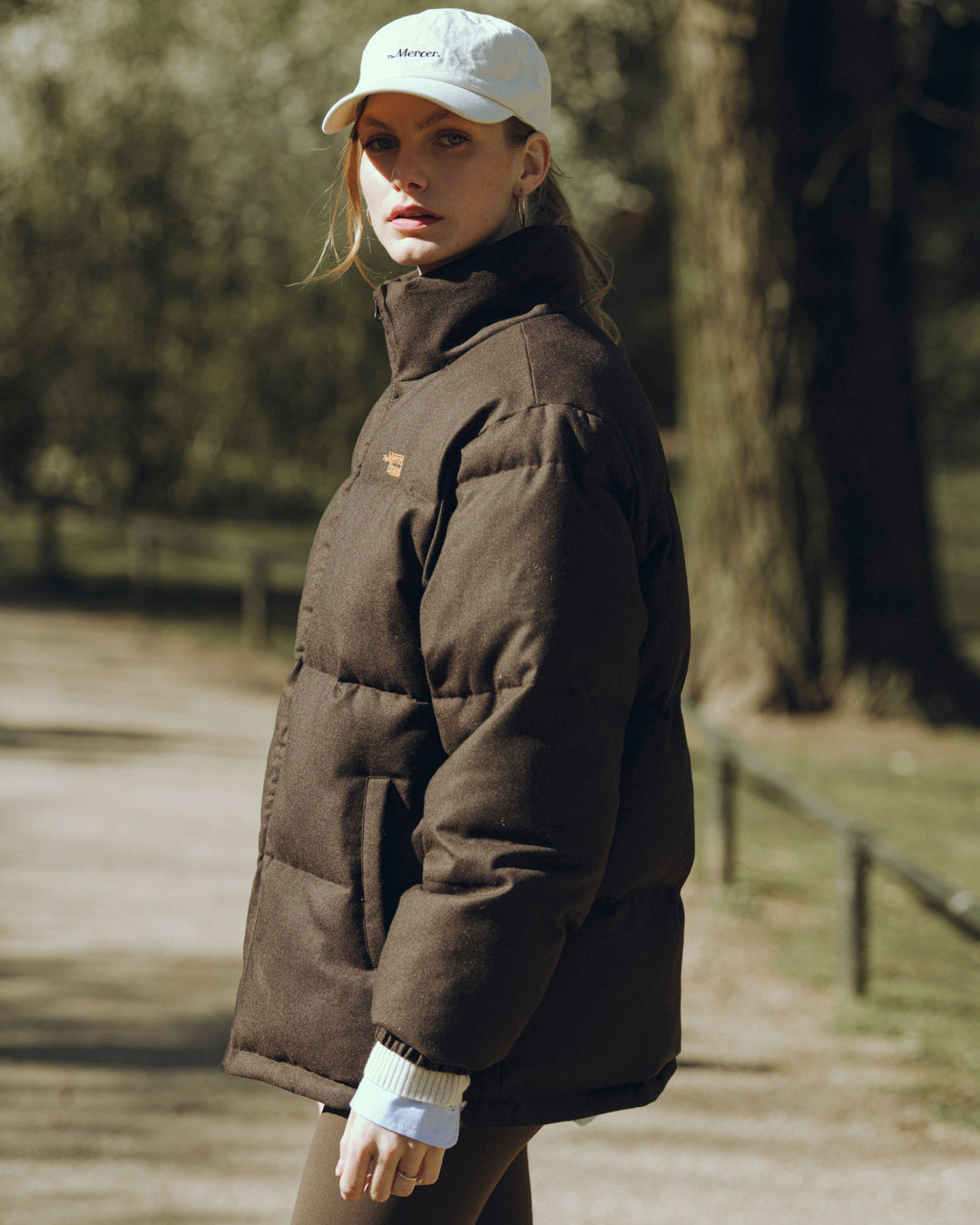 The Mercer Wool Puffer Jacket | Brown