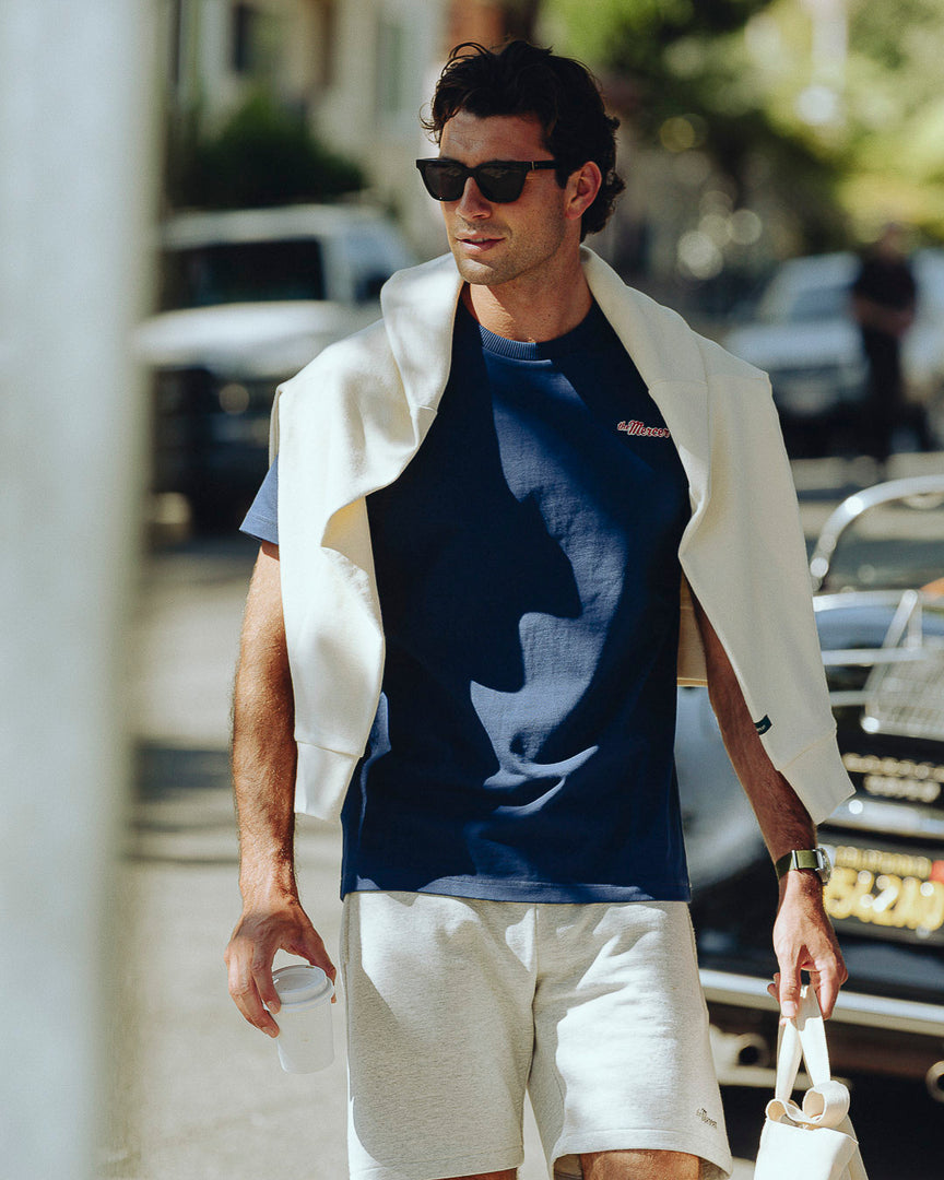 The Mercer Heavy Tee | Blue