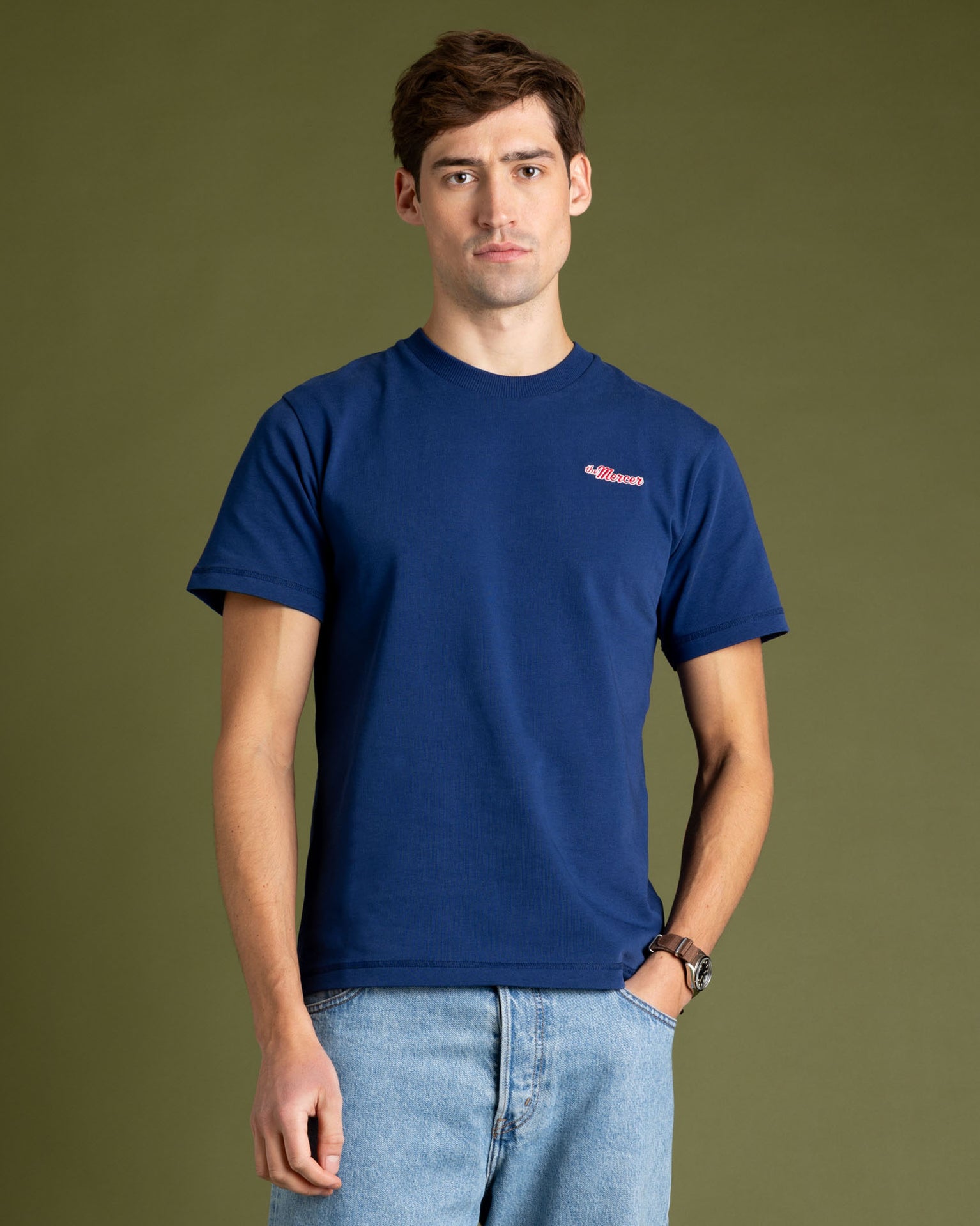 The Mercer Heavy Tee | Blue