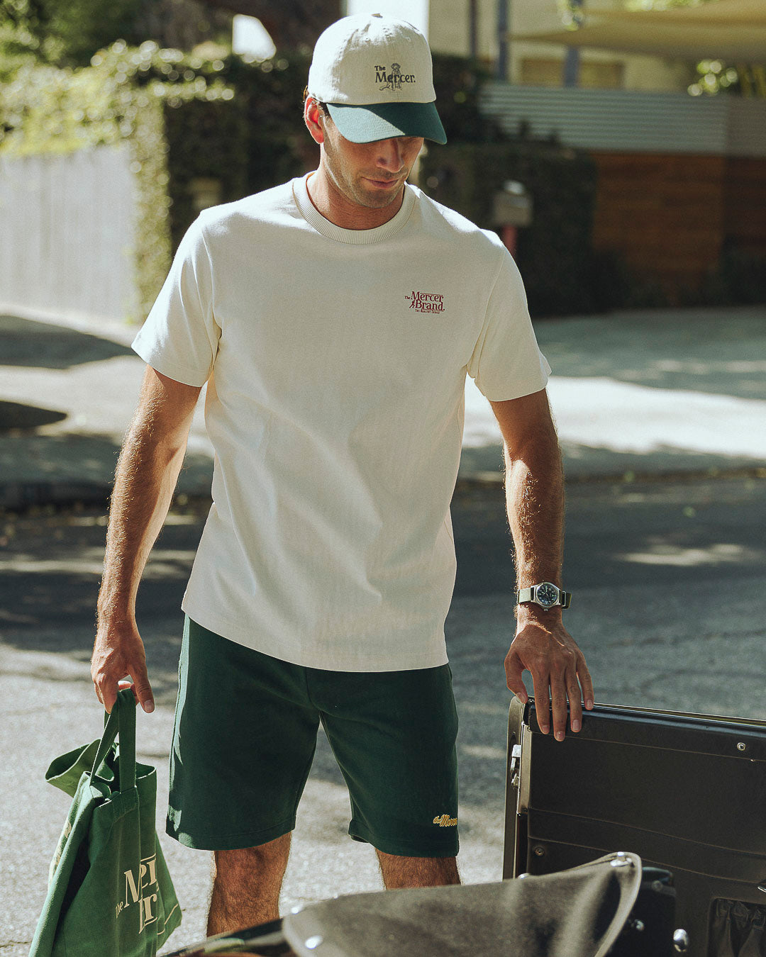 The Mercer Brand Logo Tee | White