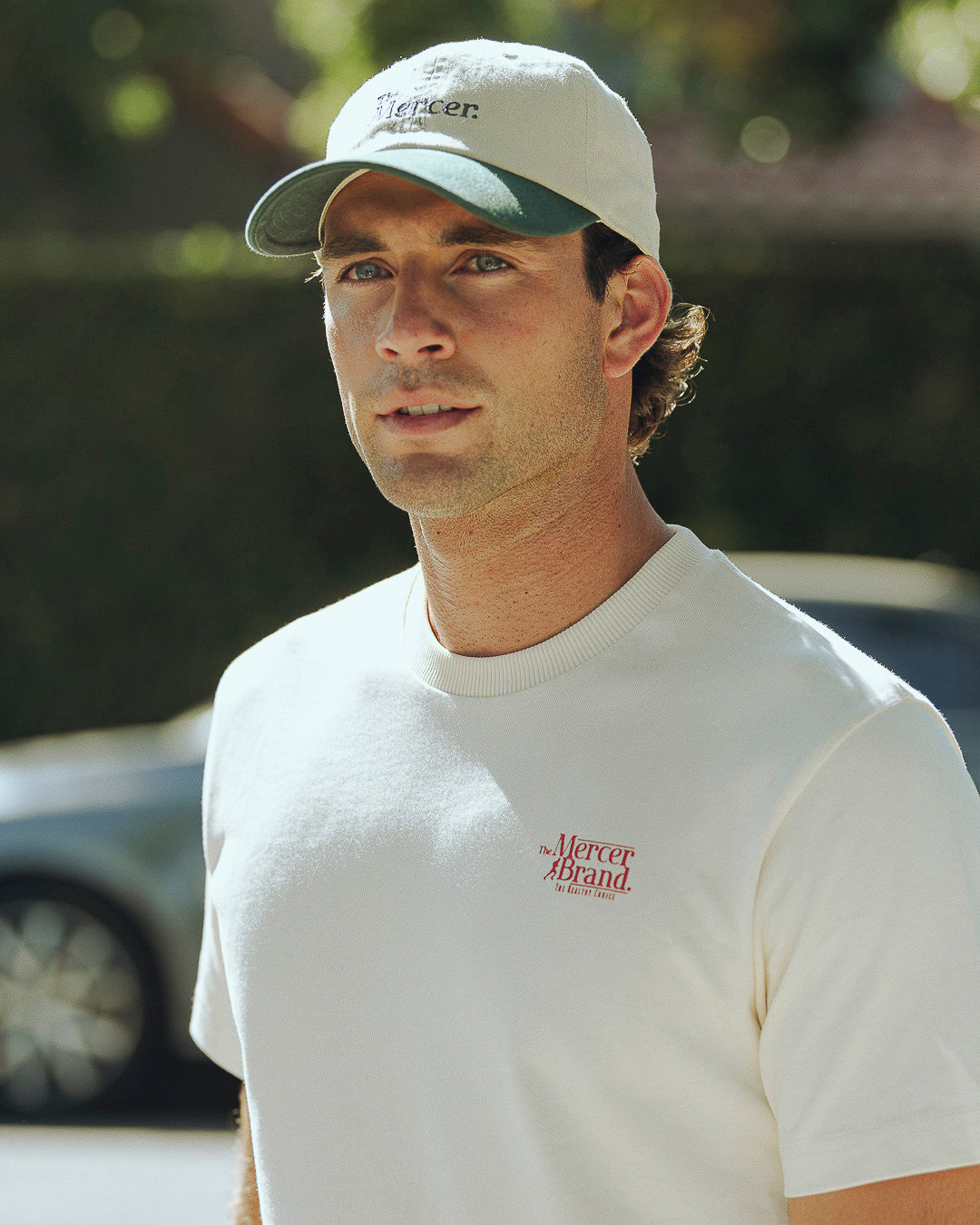 The Mercer Brand Logo Tee | White