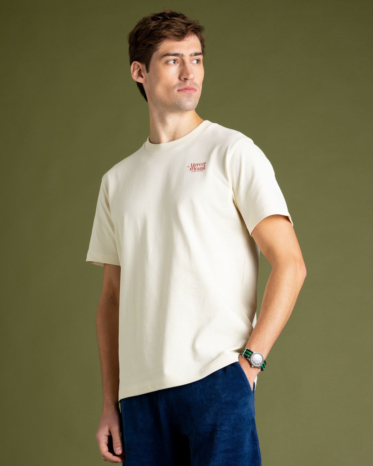 The Mercer Brand Logo Tee | White