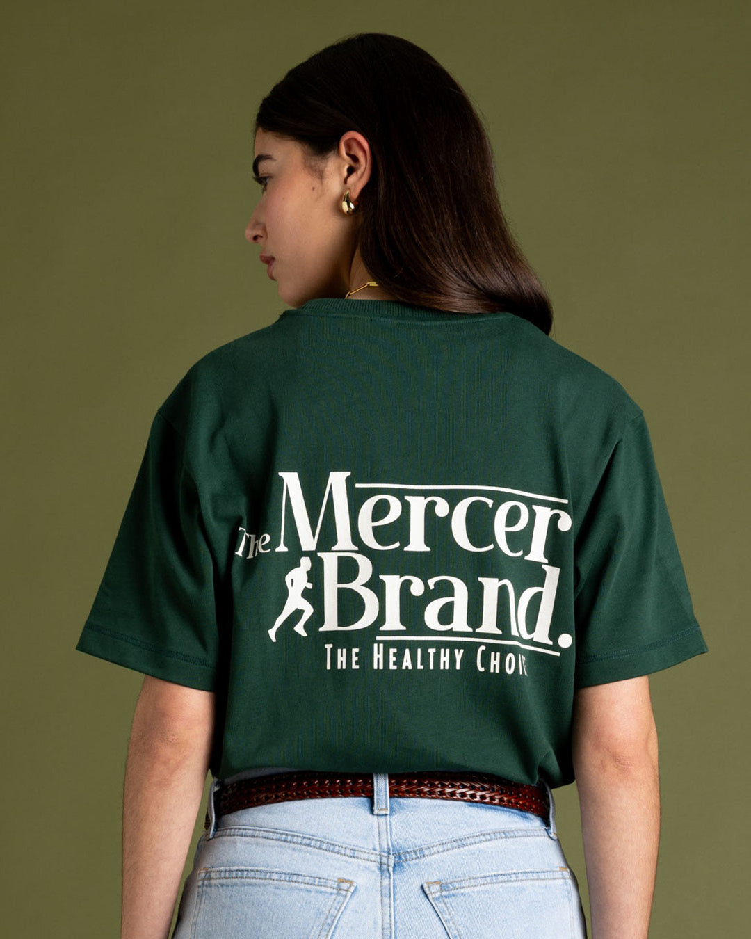 The Mercer Brand Logo Tee | Green