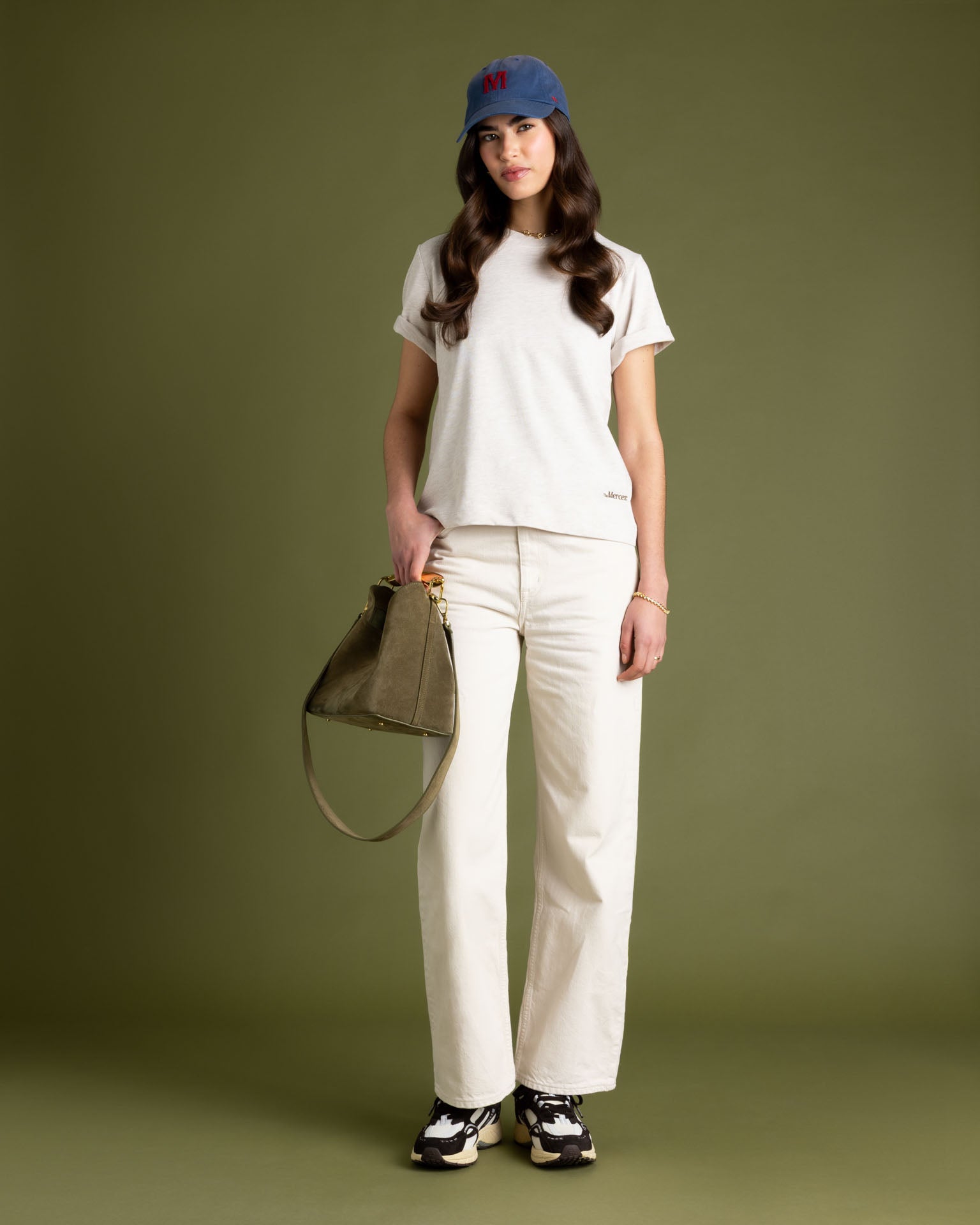 The Mercer Logo Tee W | Off White