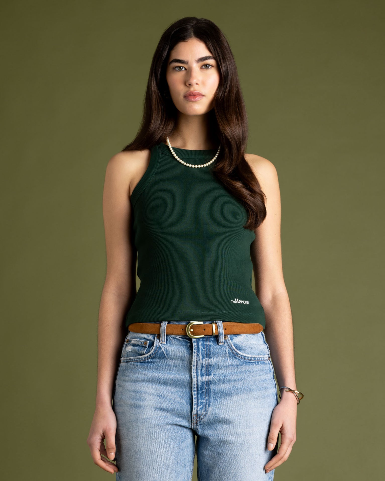 The Mercer Tank | Green