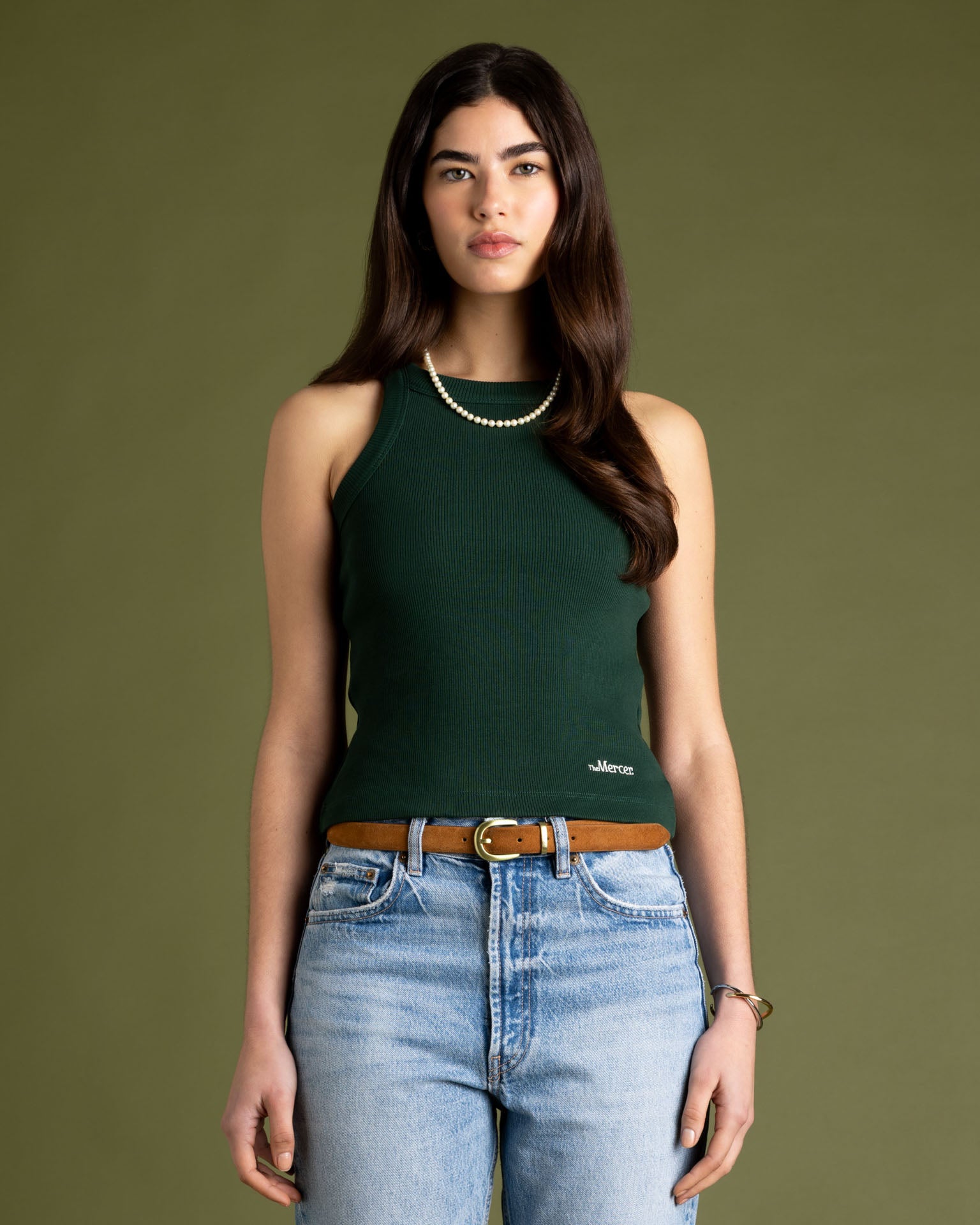 The Mercer Tank | Green