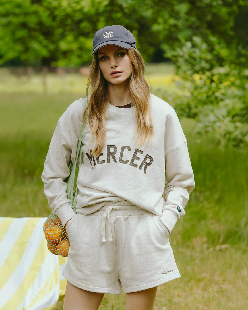 Mercer Logo Sweat | Off White