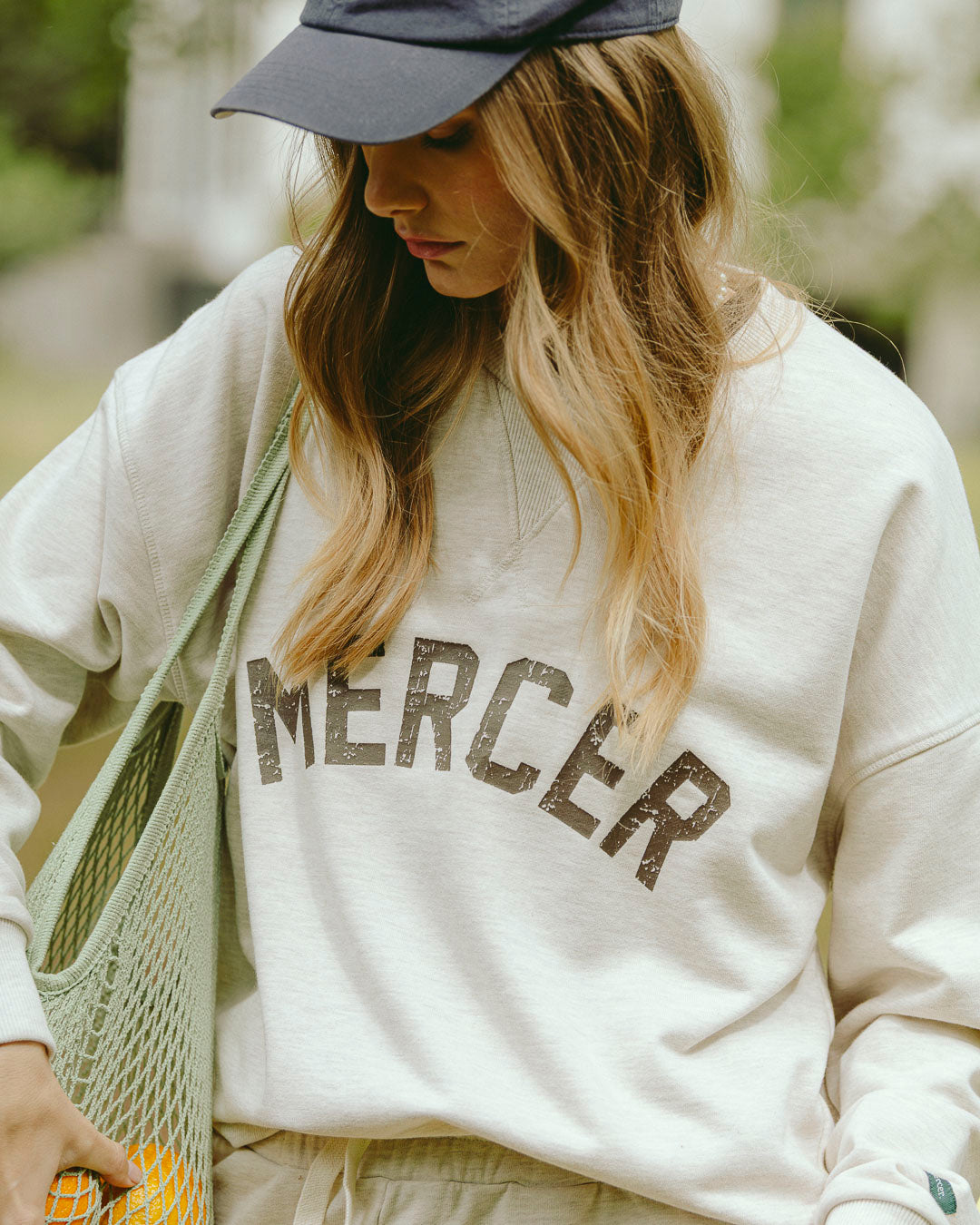 Mercer Logo Sweat | Off White