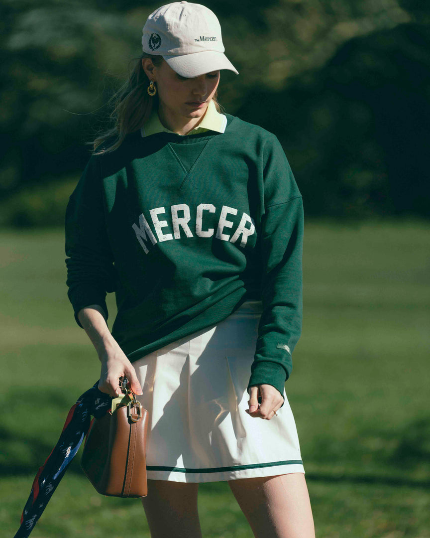 Mercer Logo Sweat | Green