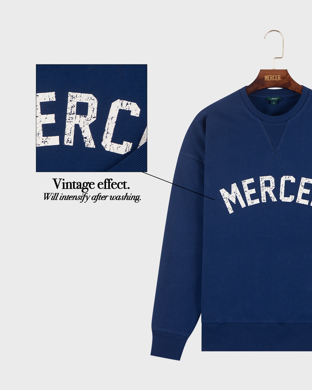 Mercer Logo Sweat | Blue
